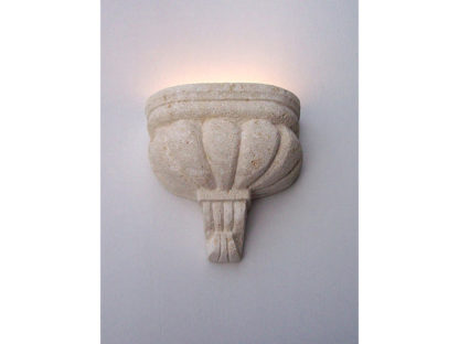 lampada applique classica in pietra
