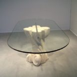 tavolo pietra cristallo nouveau