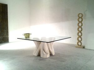 coffee table moderne en verre