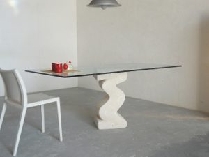 table salle à manger en verre design moderne
